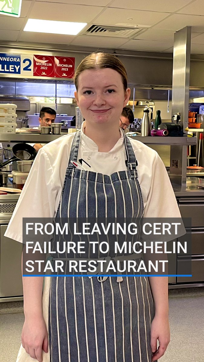 “The Leaving Cert is not the be all and end all.” Aoife Comerford failed her #LeavingCert and is now a chef in a Michelin-starred restaurant in Dublin. She wants students to know that they can still achieve their dreams even if their exam results are not what they hoped for.