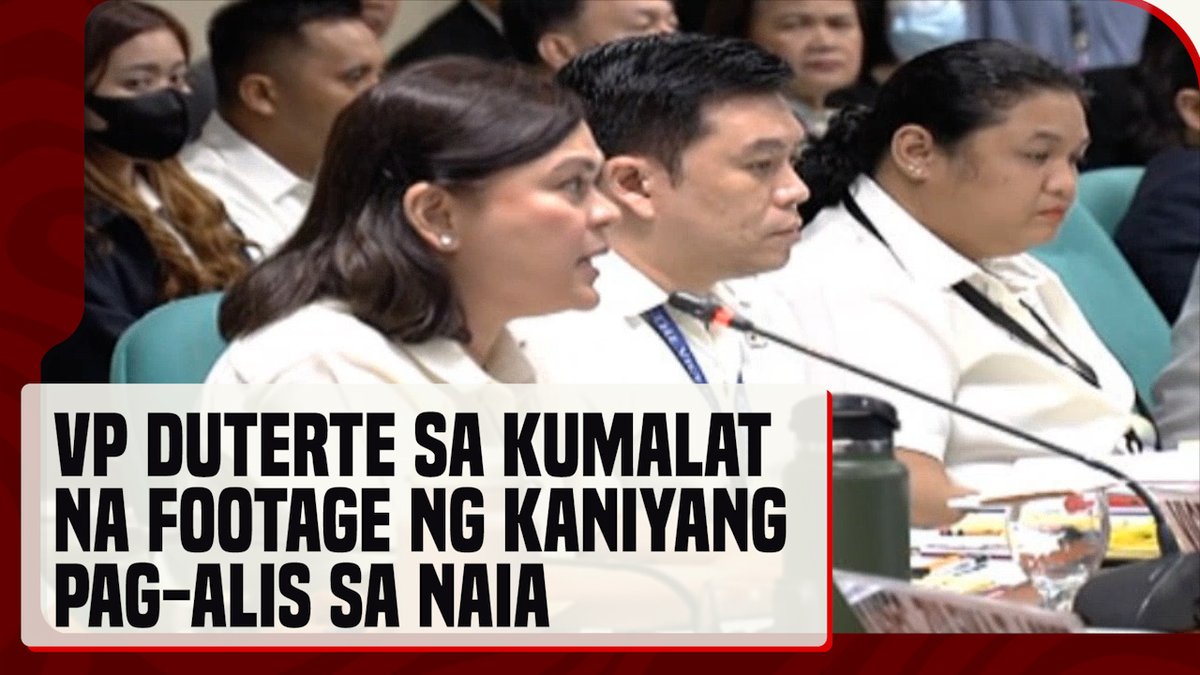 #News5OnTape | Nanawagan si Vice Pres. Sara Duterte para sa mas mahigpit na seguridad sa Ninoy Aquino International Airport #NAIA matapos kumalat ang footage ng umano'y pag-alis niya sa paliparan. #News5