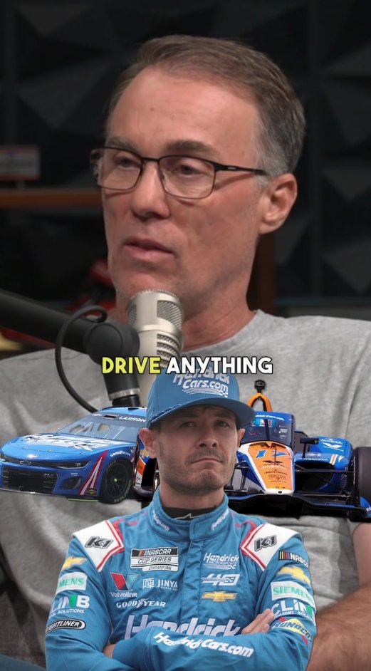 "Kyle Larson can go out and drive anything." Kevin Harvick agrees that Larson is a better all-around driver than Max Verstappen. #NASCAR #IndyCar #F1