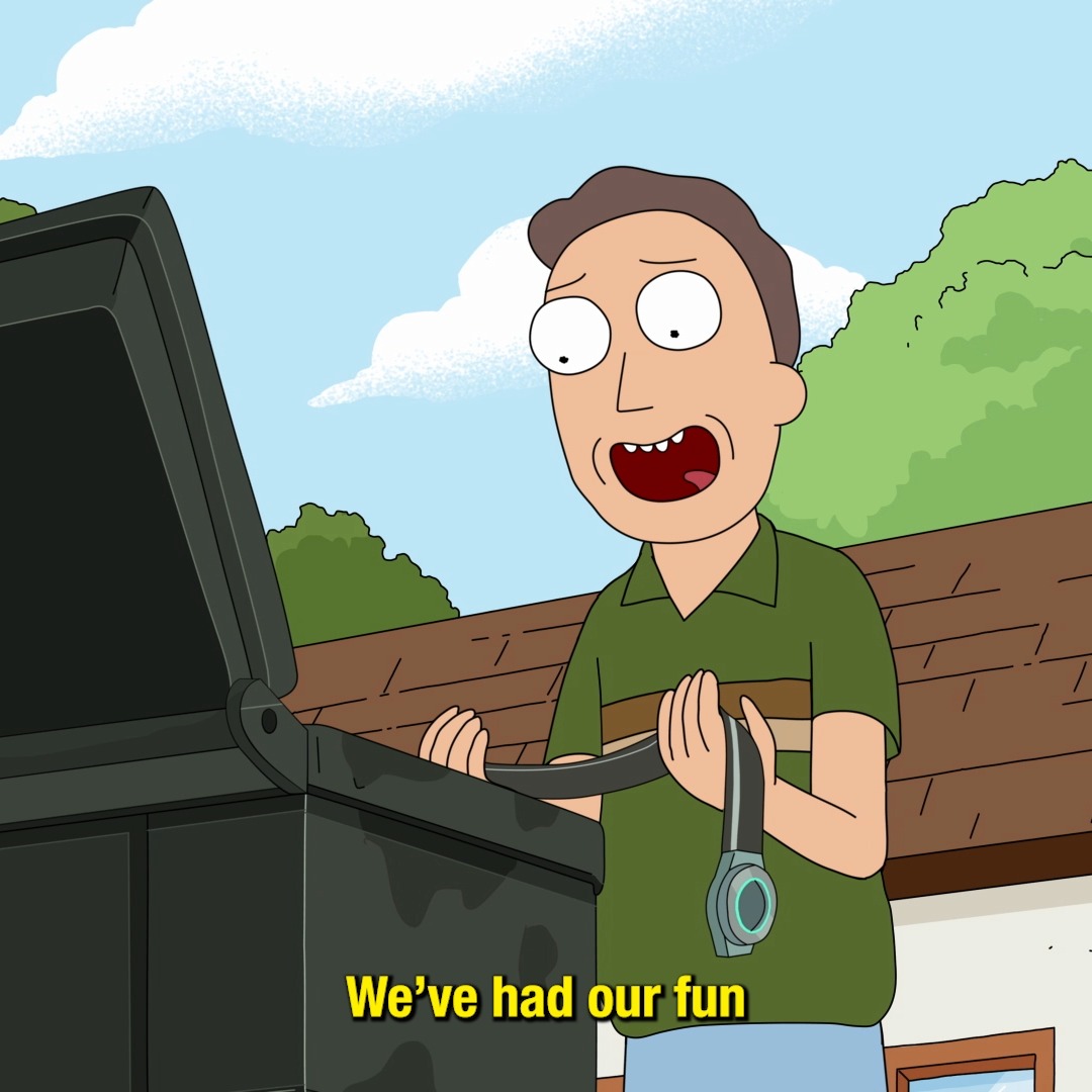 Invisible garbage is still garbage Jerry #rickandmorty