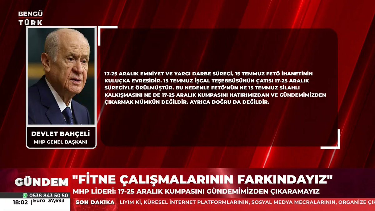 17-25 Aralık emniyet ve yargı darbe süreci, 15 Temmuz FETÖ ihanetinin kuluçka evresidir. 15 Temmuz işgal teşebbüsünün çatısı 17-25 Aralık süreciyle örülmüştür.