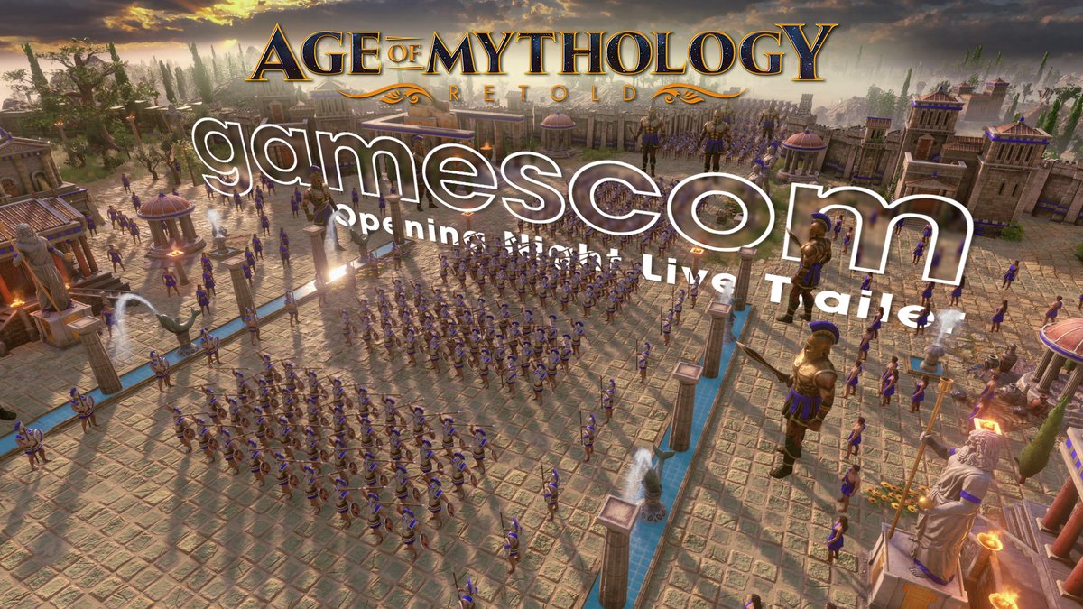 Forge a path beyond history, command mythical monsters, and call upon the power of the gods to write your own legend! Pre-order the Premium Edition of #AgeofMythologyRetold before September 4th and play up to seven days advanced access! #gamescom2024