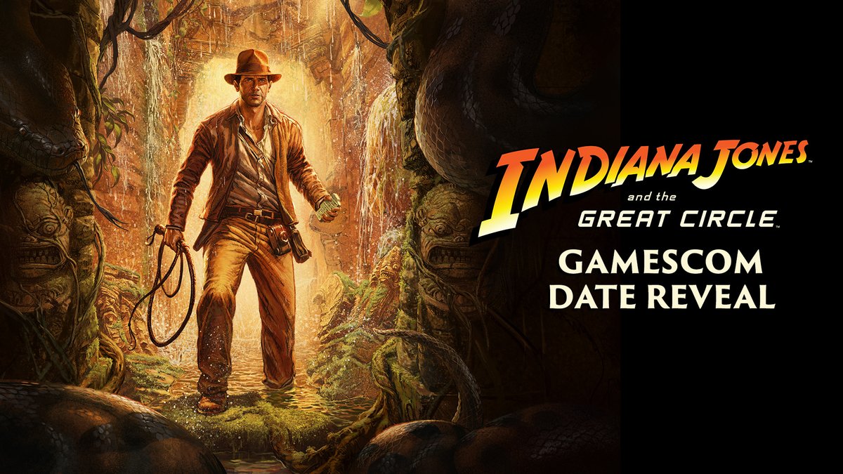 Put 'adventure around the world to unravel the mystery of the Great Circle' in your calendar December 9! Then go pre-order Indiana Jones and the Great Circle: | #gamescom2024