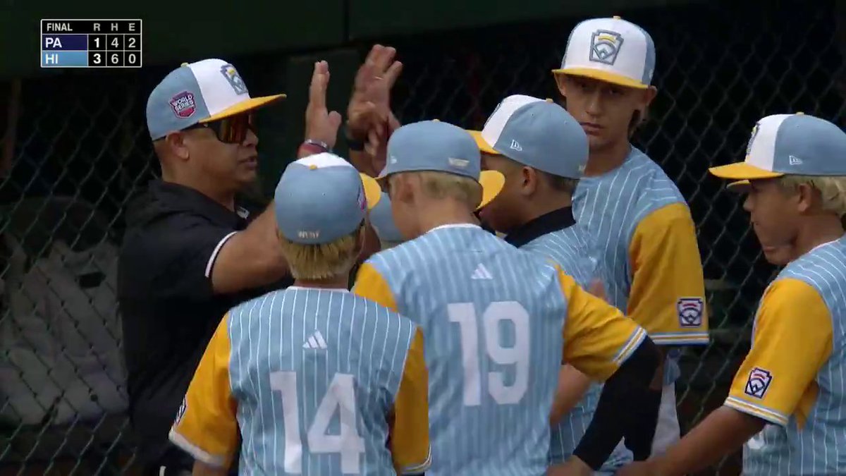 Hawai'i improves to 5-0 all-time in elimination games at the #LLWS 🤙