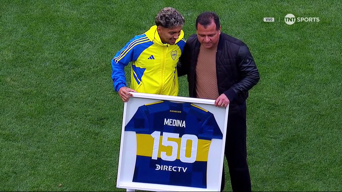 22 yaşında olan Cristian Medina 3 gün önce Boca formasıyla 150. maçına çıktı.