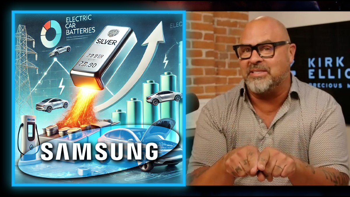 GLOBAL GAMECHANGER: Samsung's Silver Based Battery With A 1,000 Mile Range & 9 Minute Charge Set To Push Silver Through The Roof KEPM