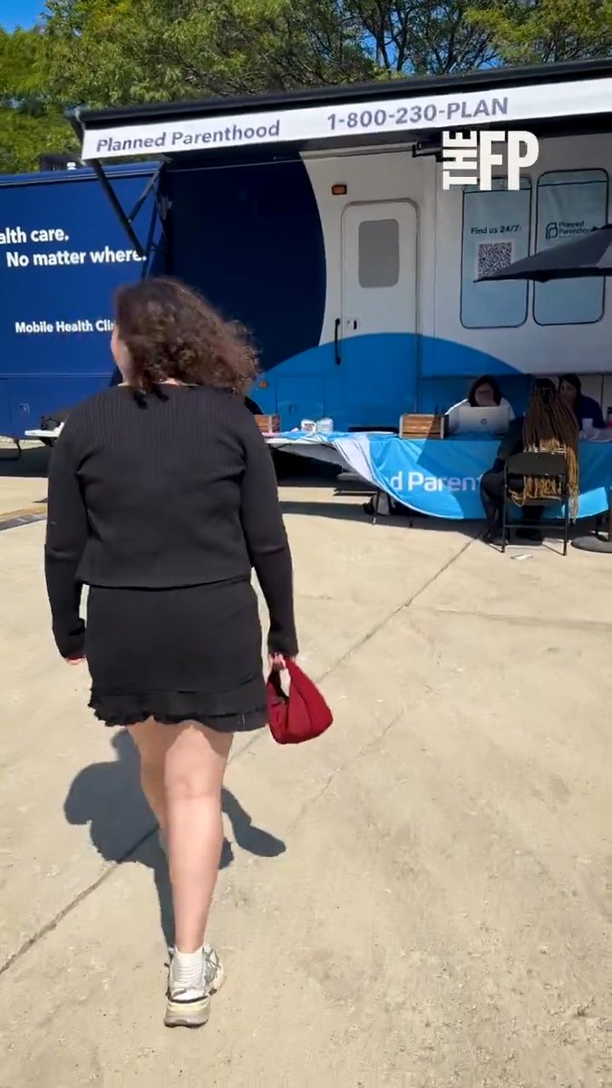 Always curious FP's @juliatheintern explores the mobile abortion and vasectomy clinic at the DNC. Unfortunately, the free tacos were strictly reserved for patients.