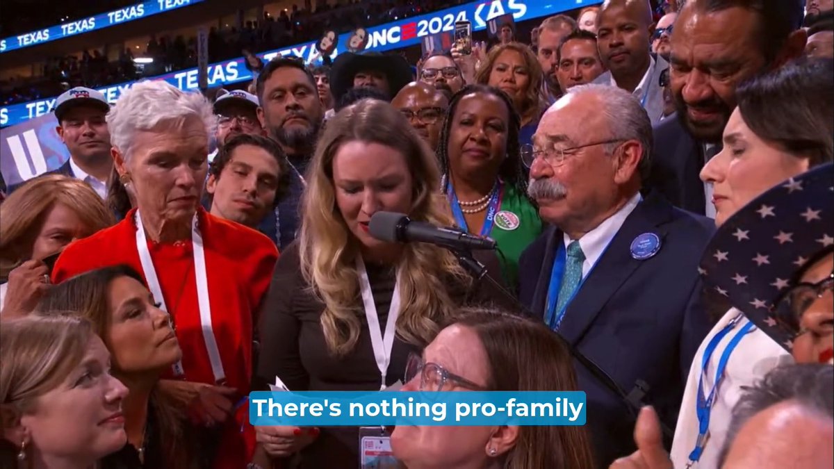 WATCH: Tonight, Texas Democrats voted for freedom and the future by nominating @kamalaharris to be the next President of the United States!