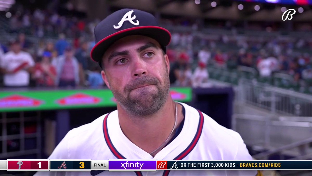 "I would be lying if I said it didn't feel good to play well against a team that told you that you weren't good enough to play for them. I do love those guys. I wish them the best, just a little bit less when they play the Braves." Whit Merrifield after tonights W⤵️
