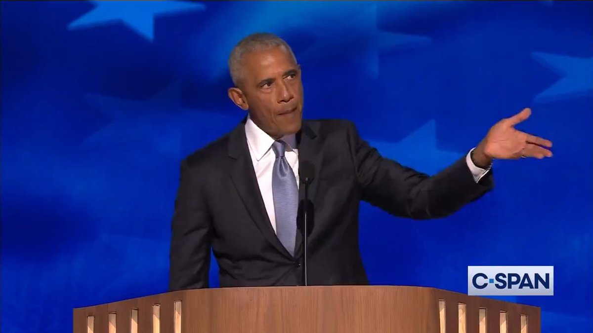 .Barack Obama: "We do not need four more years of bluster and bumbling and chaos. We have seen that movie before and we all know that the sequel is usually worse. America is ready for a new chapter. America is ready for a better story. We are ready for a President Kamala Harris."
