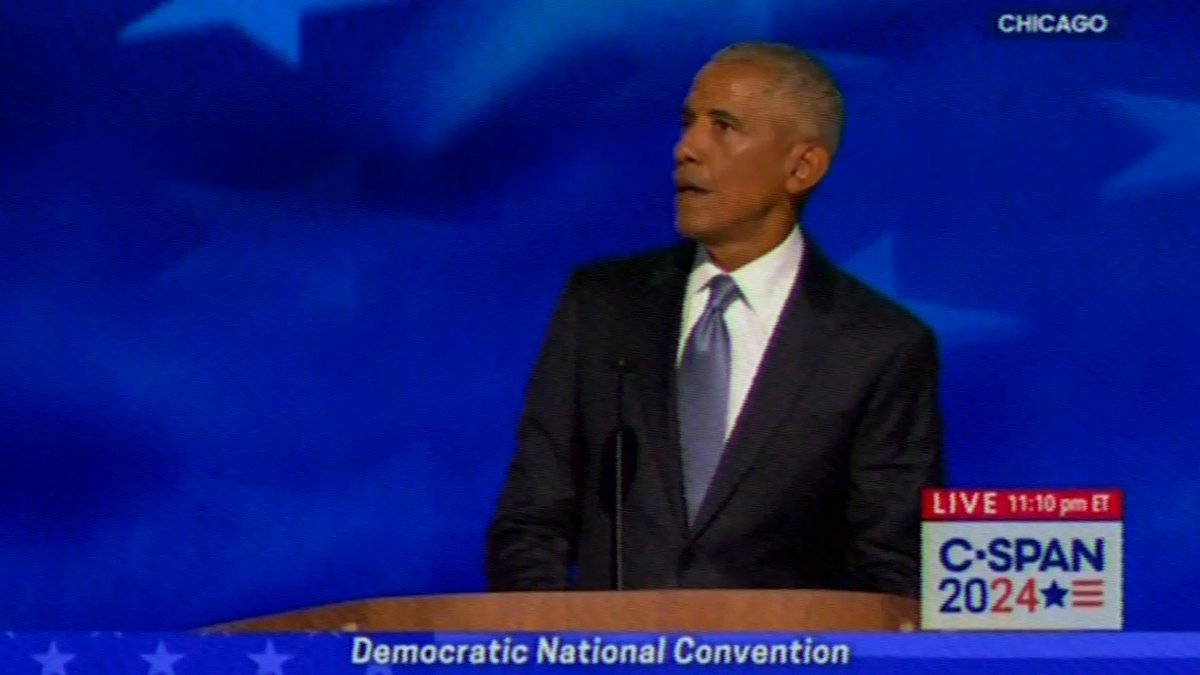 Obama on Trump: “Here is a 78-year-old billionaire who has not stopped whining about his problems since he rode down his golden escalator nine years ago…This weird obsession with crowd sizes.”