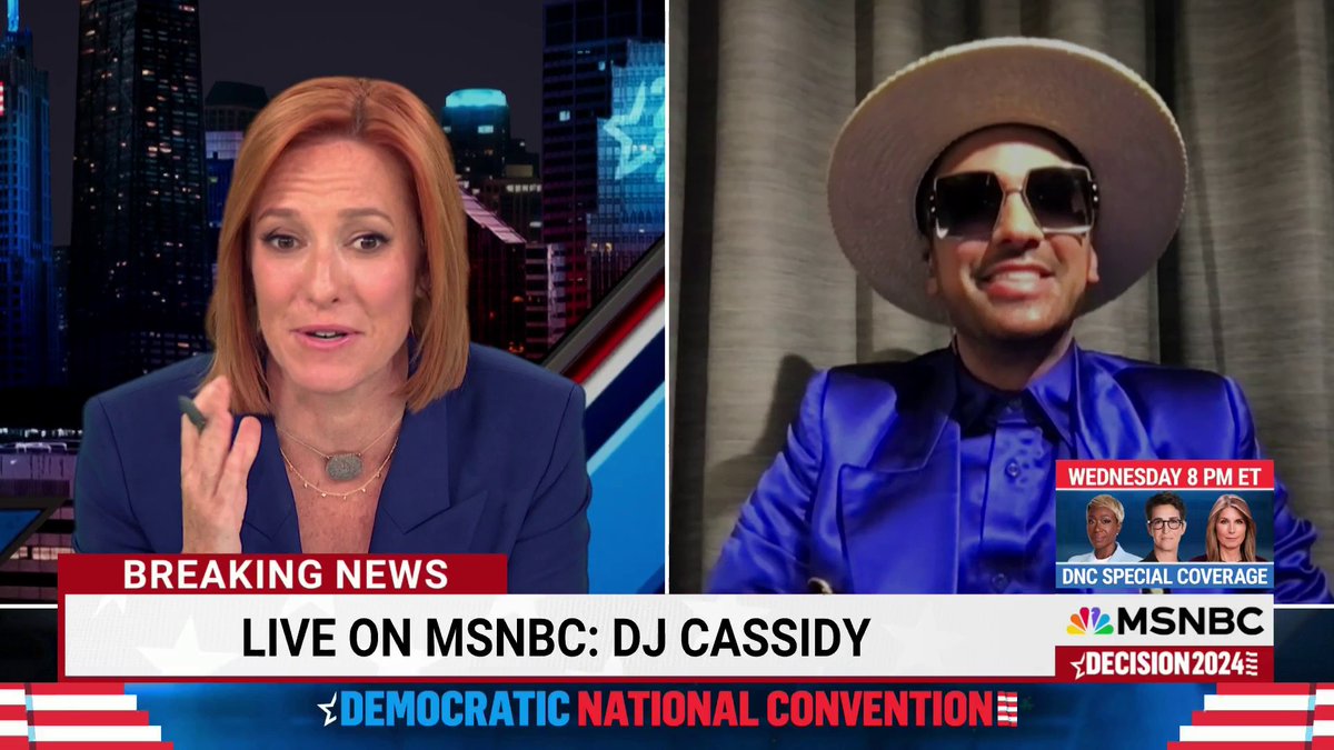 DJ Cassidy on how he approached the DNC: “One overarching goal was to turn the arena into a party, into a celebration. A celebration of our country, in all its diversity and glory, and I wanted the music to represent us all. Represent all genres, all people, all generations.”