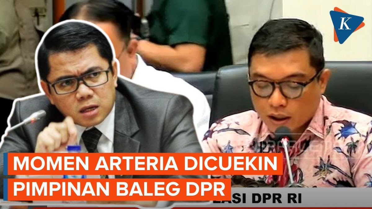 Anggota Badan Legislatif (Baleg) DPR RI dari PDI-P, Arteria Dahlan tampak dihiraukan saat hendak mengajukan interupsi dalam rapat kerja pemerintah dan Baleg DPR RI, Rabu (21/8/2024) | #ArteriaDahlan