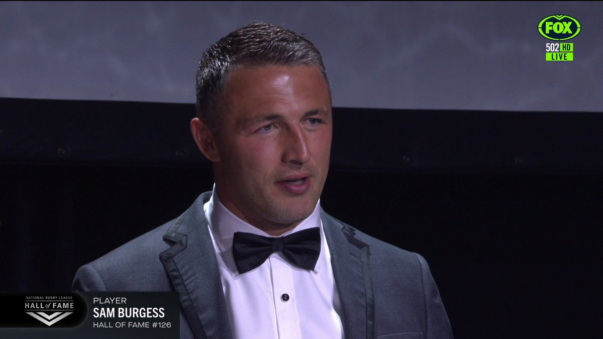2024 #NRL Hall of Fame Inductee 126 Sam Burgess