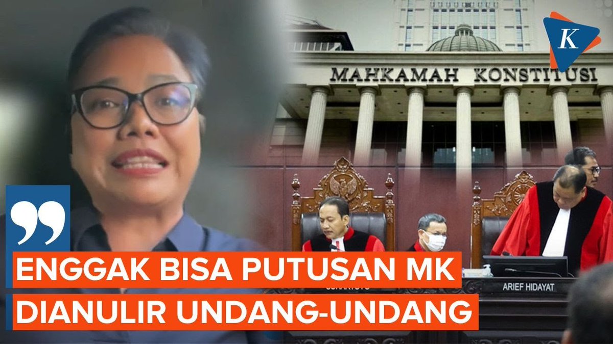 "Jika ada perubahan undang-undang yang tidak sesuai dengan Putusan MK, (maka undang-undang itu) dikatakan sebagai tidak mematuhi hukum," ucap Pakar Hukum Bvitri Susanti. | #PutusanMK