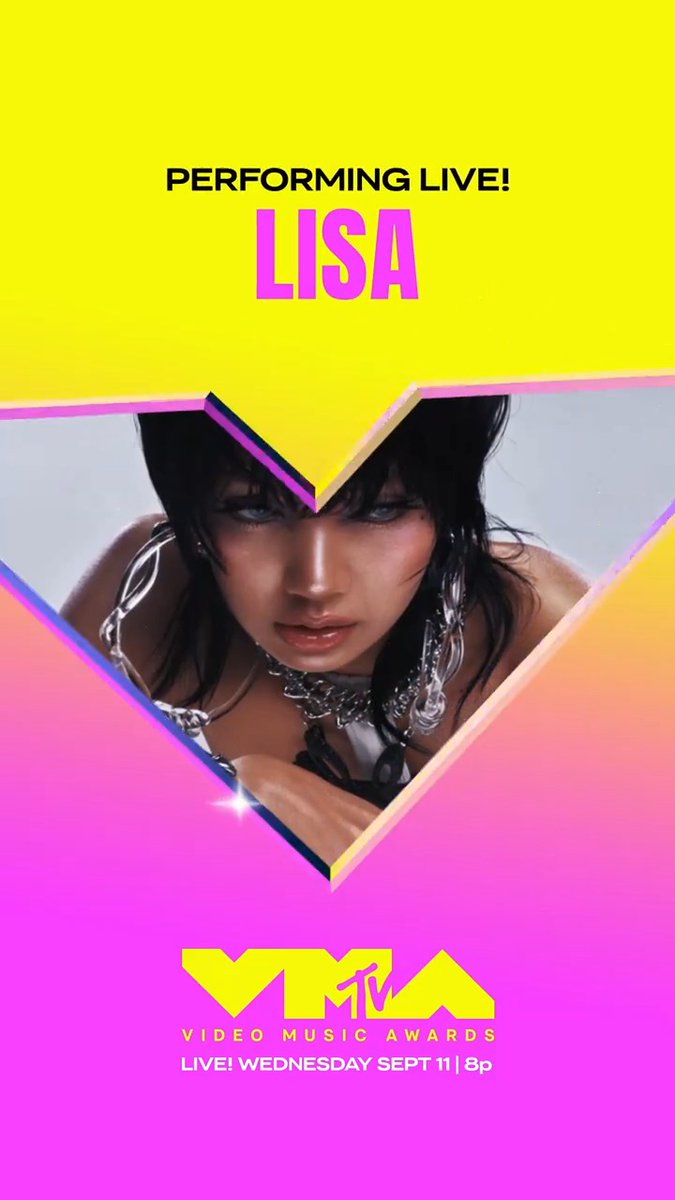 THE ROCKSTAR #LISA is making her SOLO PERFORMANCE DEBUT at the 2024 #VMAs!!!!!!! ⭐️🫶✨ Watch live Wednesday, September 11 only on MTV! LLOUD