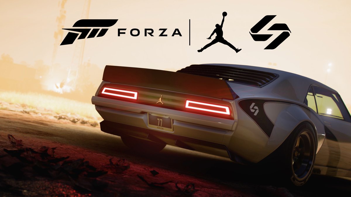 All Gas. And Brakes. 🏎️ 💨 The court and the track come together for the Jordan and Luka Dončić collab in Forza Motorsport and Forza Horizon Check out the custom Luka 3 "Motorsport" inspired 1969 Chevrolet Camaro. Don’t forget to unlock the Forza Motorsport exclusive race suit when you complete the series challenge. Coming to you this September!