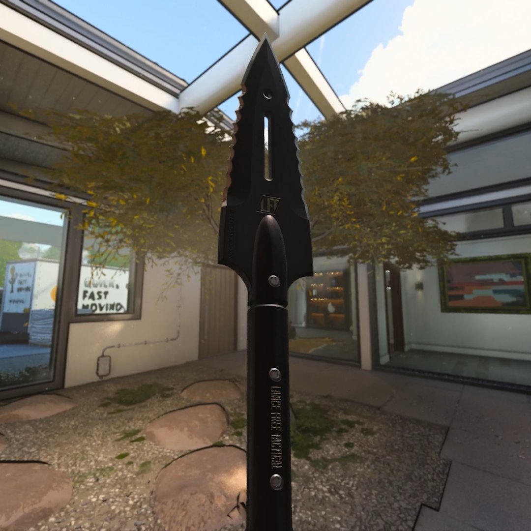 Channel your inner spartan with the razor-sharp, serrated Spear! This new Melee Weapon boosts reach and can pin enemies to the wall when thrown.