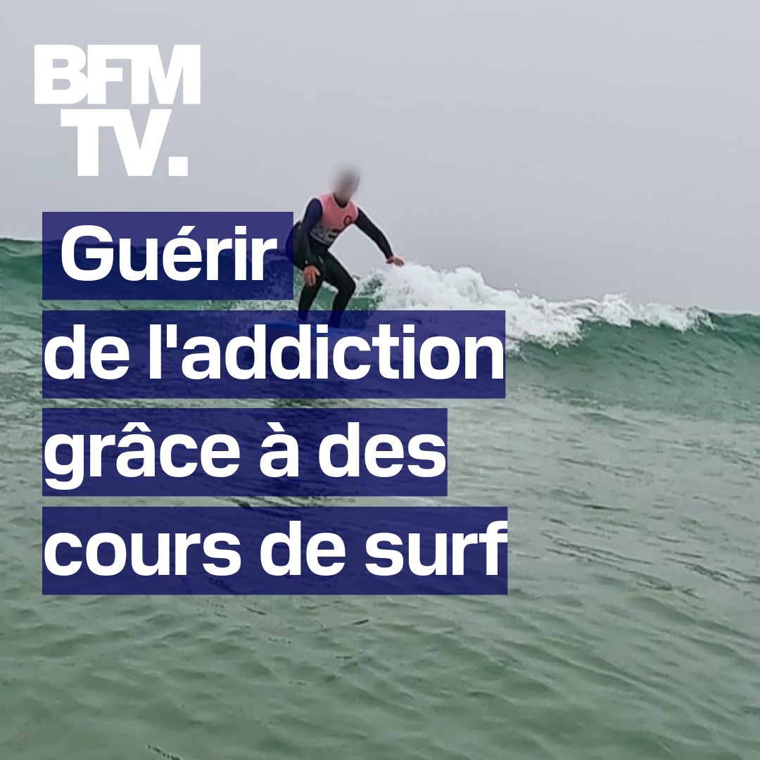 À Quimper, cette clinique soigne les addictions de ses patients grâce à des cours de surf