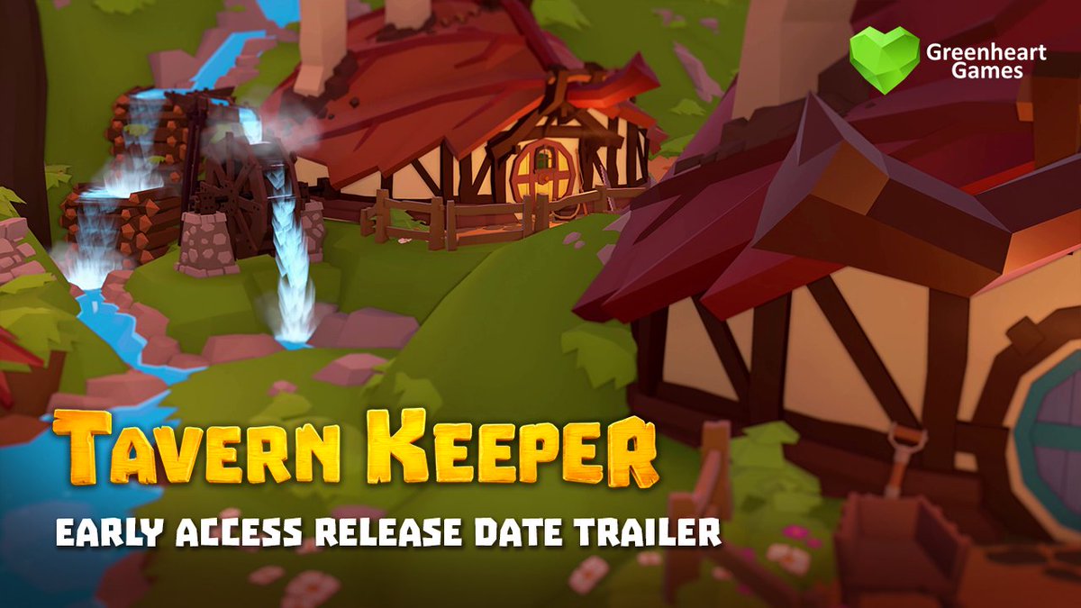 Mark your calendars - the release date is here! 🗓️ Tavern Keeper 🍻 will be available on Steam Early Access starting ✨ NOVEMBER 5TH ✨