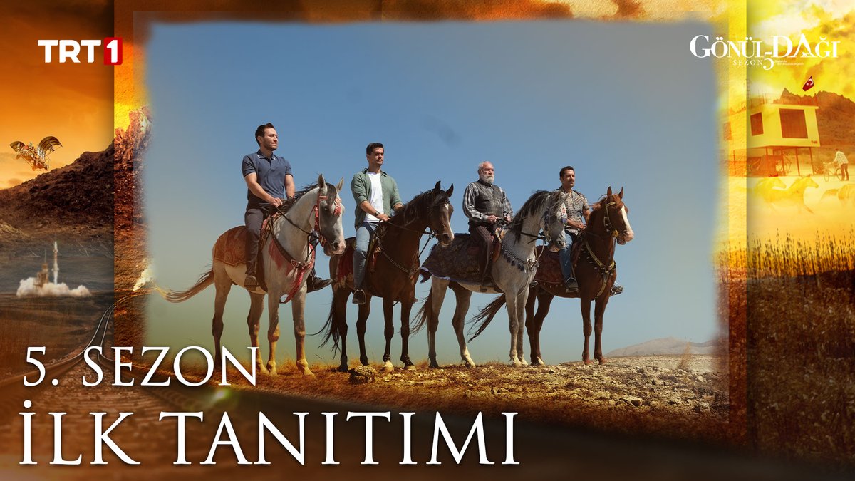 Şu karşıki yüce dağlar, acep bizim dağlar mı ola? Kara yaslı benim anam, oğul der de ağlar mı ola? Merakla beklenen 5. Sezon ilk tanıtımımız sizlerle! ⛰ #GönülDağı yeni sezonuyla çok yakında #TRT1’de! 📺 TRT 1