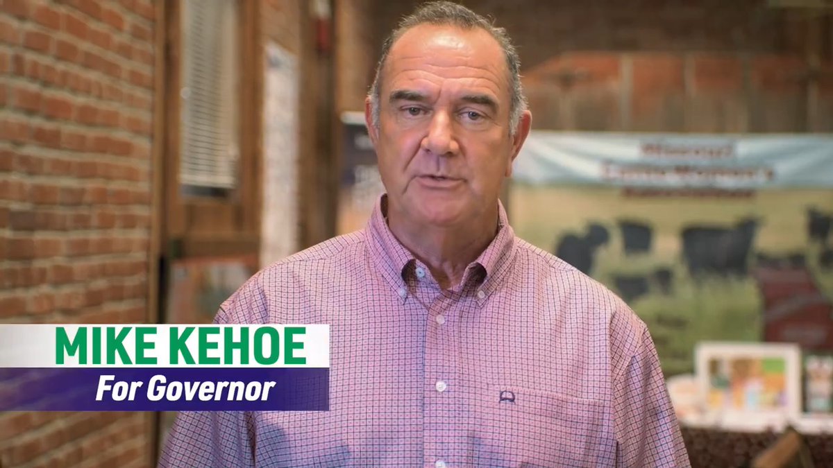 I’m sincerely thankful to the people of Missouri for supporting me to be your Republican nominee for governor. We have a job to do, to build a safer, stronger, more prosperous Missouri for all of us. Join Team Kehoe at