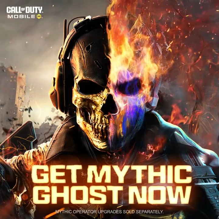 💀🔥 GHOST. IS. BACK 🔥💀 in Call of Duty: Mobile and he’s bringing the heat. Upgrading Mythic Ghost turns he and his trusted canine companion Riley into devastating infernos to bring your enemies to a searing end. Play #CODMobile to unlock this dynamic duo. #GoPlay