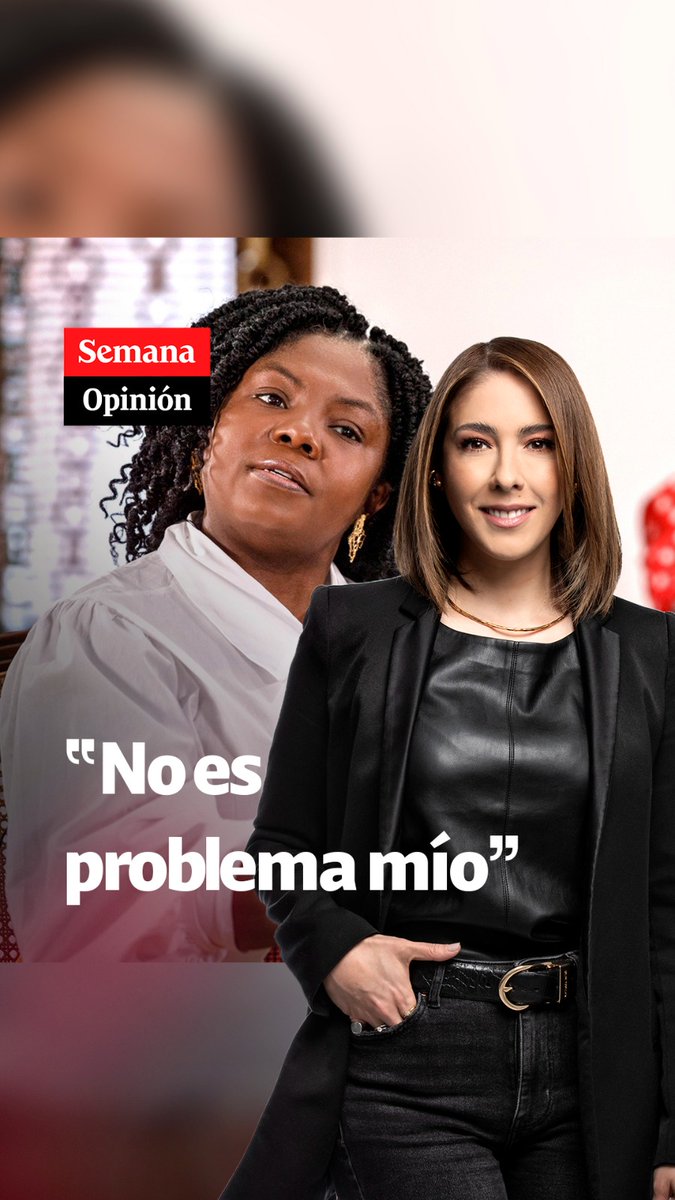 “Que Francia Márquez diga 'no es problema mío', en un tema que claro que es su problema, es vergonzoso. Qué lástima encontrarse con funcionarios que creen que hacer su trabajo es un favor que nos tienen que hacer a los ciudadanos.”: Juanita Gómez opina.