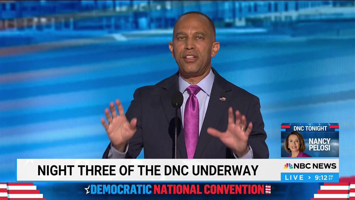 Donald Trump is like an old boyfriend who you broke up with but he just won't go away," Rep. Hakeem Jeffries says. "Bro, we broke up with you for a reason."