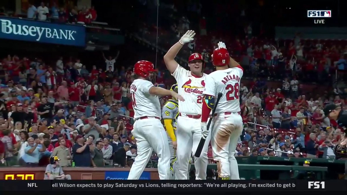 Luken Baker has tied this game! 👏 📺: FS1