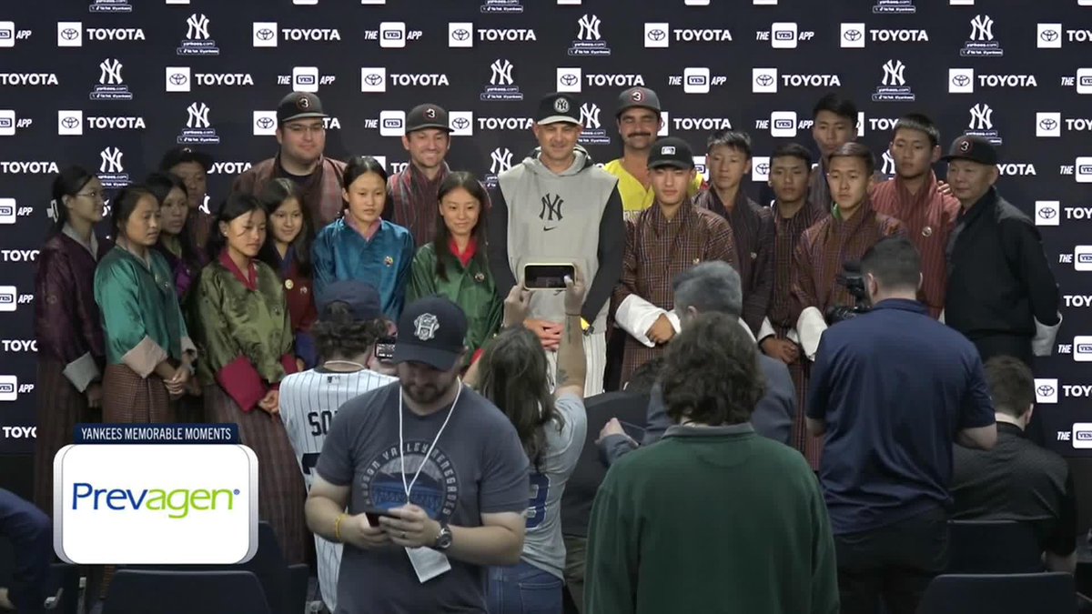 The Yankees hosted the Bhutan Baseball & Softball Association at Yankee Stadium today, in their first-ever visit to the United States. Meredith Marakovits has the latest.