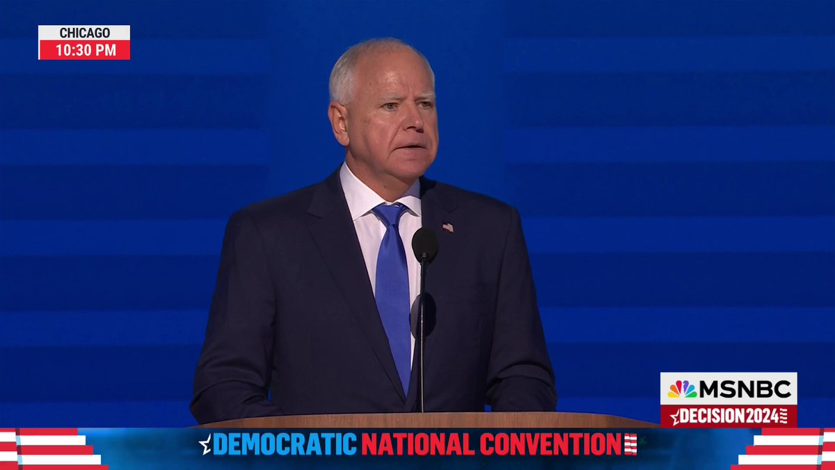 “You are my entire world and I love you.” -Gov. Tim Walz gets personal about fertility treatments and his family. His daughter responds with a heart. His son, in tears, responds “That’s my dad!”