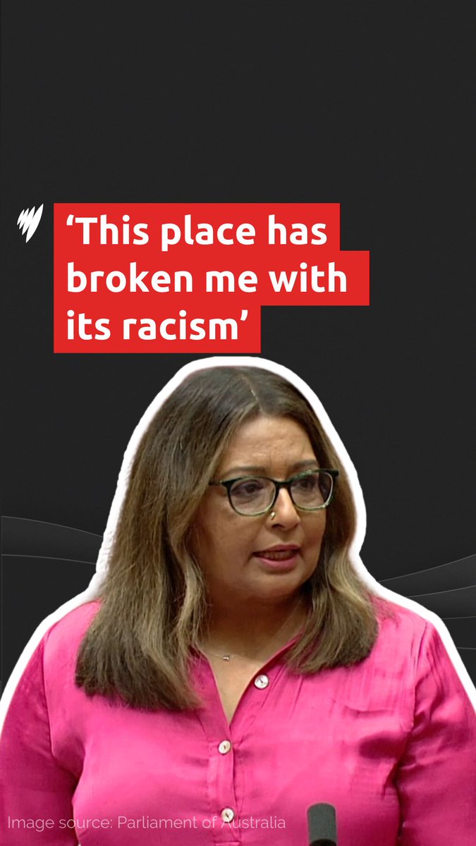 Greens senator Mehreen Faruqi has criticised the parliament for its "racism, sexism" and "bigotry" in an emotional speech, saying the place has "broken" her with its "attacks on Muslims, on Palestinian refugees, on disabled people and women". Read more: