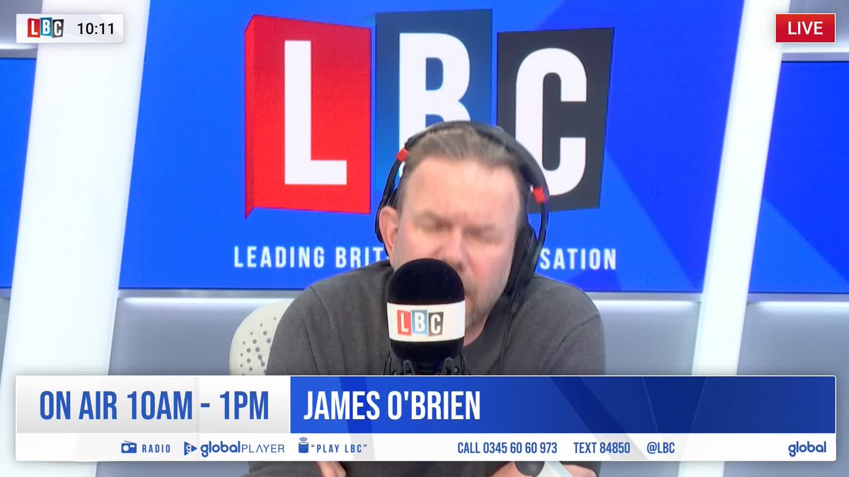 'I think perhaps the children who have just taken their GCSEs are the most embattled cohort in a long, long time.' James O'Brien shares why he thinks 16-year-olds 'suffer so much from anxiety', after a report found that one third of children missed GCSE exams this year.