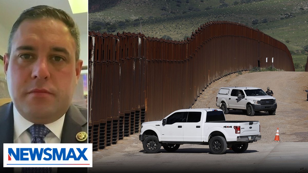 "This isn't an immigration issue that we're dealing with. It's a border security issue. And that's because Kamala Harris and Joe Biden allowed our border to be wide open." — NY Rep. Anthony D'Esposito slammed the Biden-Harris admin Anthony P. D'Esposito Sharla McBride Jon Glasgow