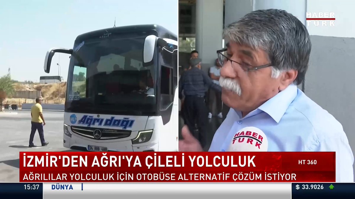 İzmir-Ağrı arası 24 saat... 1 gün süren otobüs yolculuğu çileye dönüşüyor. Ağrılılar yolculuk için alternatif çözüm istiyor.