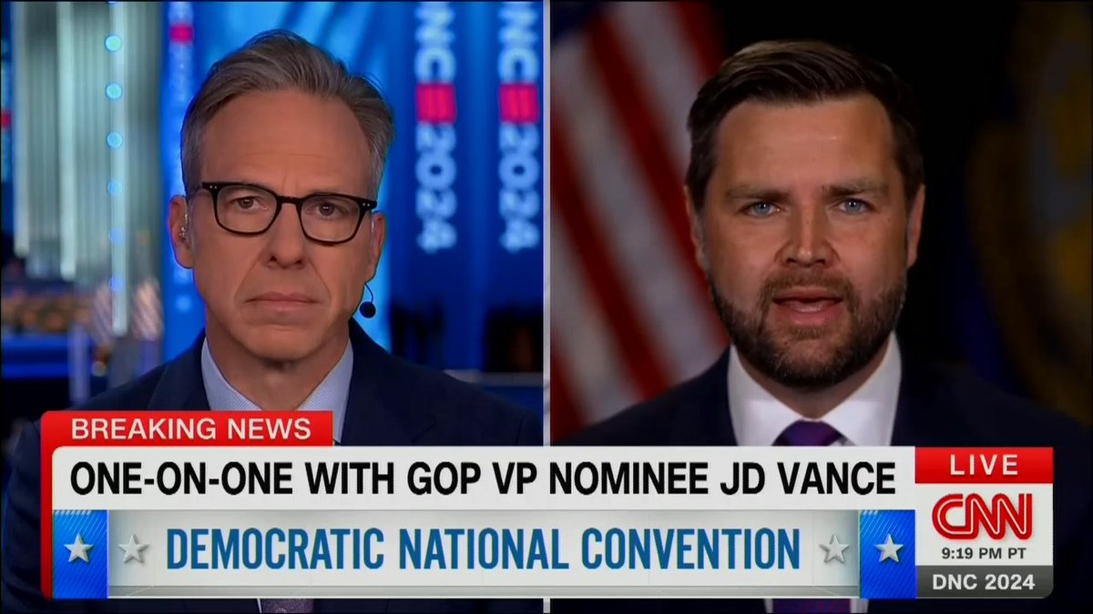 Vance: I just don't understand a person in American politics in 2024 who is whining about what happened to them instead of using their leadership and influence to make the lives of American citizens better (🤔)