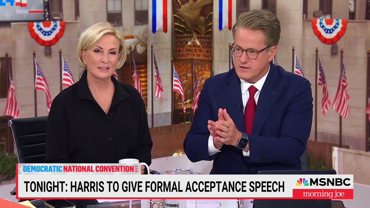"The first two nights thrilled the base. Last night was the very first time there was a serious reach out to voters they don't have yet — I think tonight, Kamala Harris will have to do both." — Lawrence O'Donnell looks ahead at Kamala's formal acceptance speech tonight