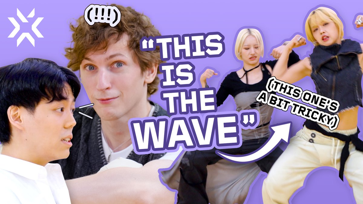 Boaster and Crws. Aiki and HOOK. At a Dance Studio in Seoul. Watch TALON l Crws and FNATIC Boaster link up to learn the official choreo of KISS OF LIFE and Mark Tuan’s #VALORANTChampions 2024 Anthem, “SUPERPOWER.”
