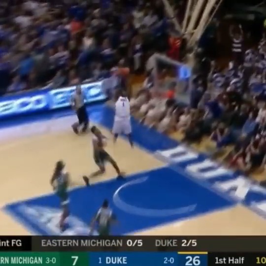 Zion Williamson at Duke was a cheat code