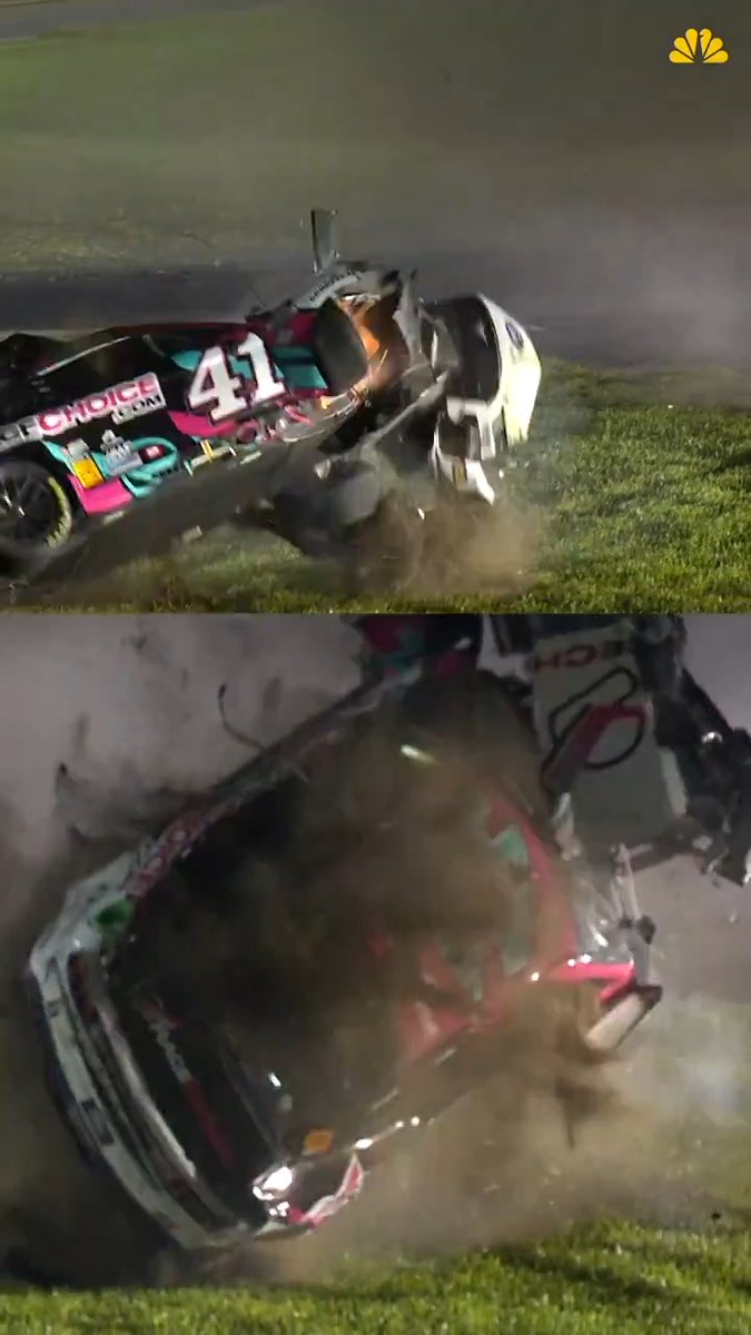 Ryan Preece was OK after flipping 10 times in this crash at Daytona last year. #NASCAR