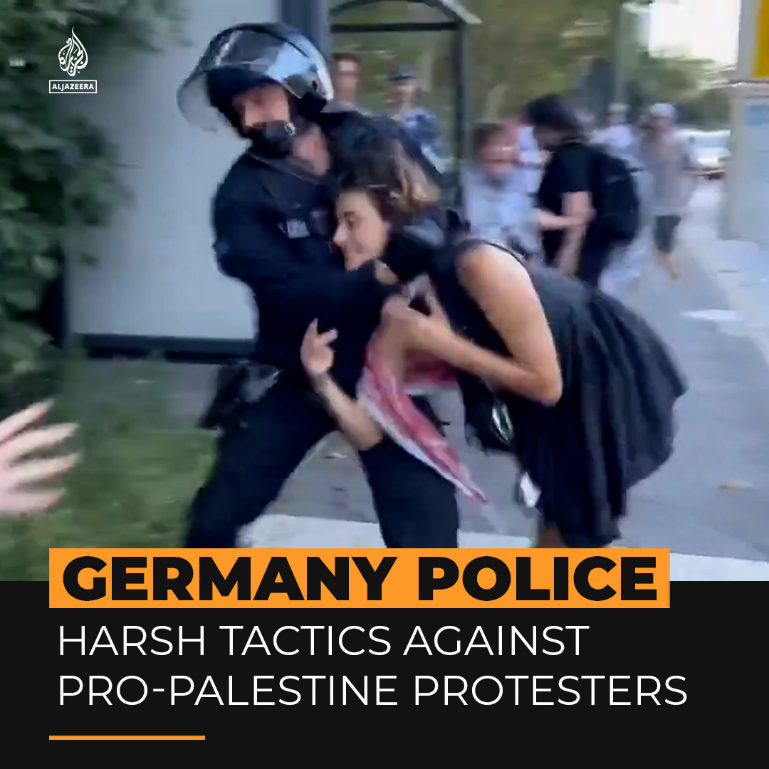 Activists in Germany supporting Palestine say police are singling them out with harsh and sometimes violent tactics not routinely applied to others.