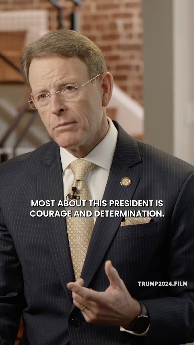 President Trump has courage and determination.