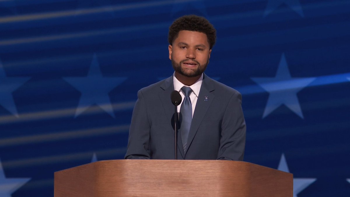Rep. Maxwell Alejandro Frost: This election is about every drop of water we consume and every breath we breathe. Fighting the climate crisis is patriotic. Unlike Donald Trump, our patriotism is more than some damn slogan on a hat. It's about actually giving a damn about the people that live in this country!