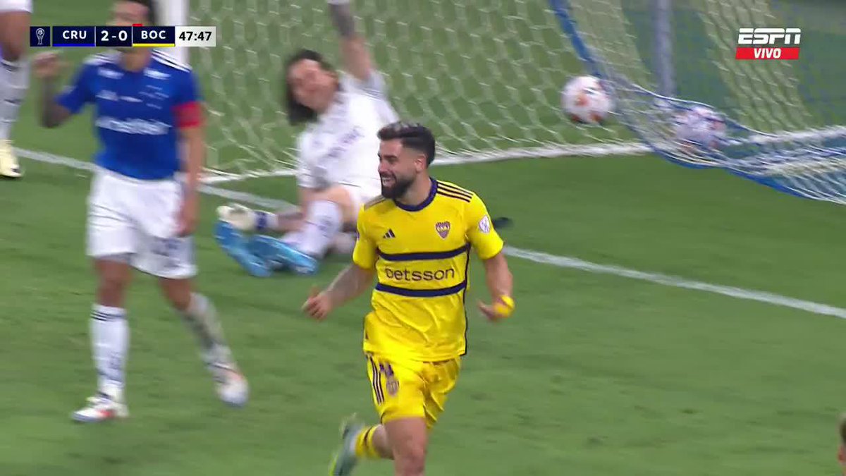 EL CABO MILTON GIMÉNEZ CON SU TERCER GOL EN #BOCA.