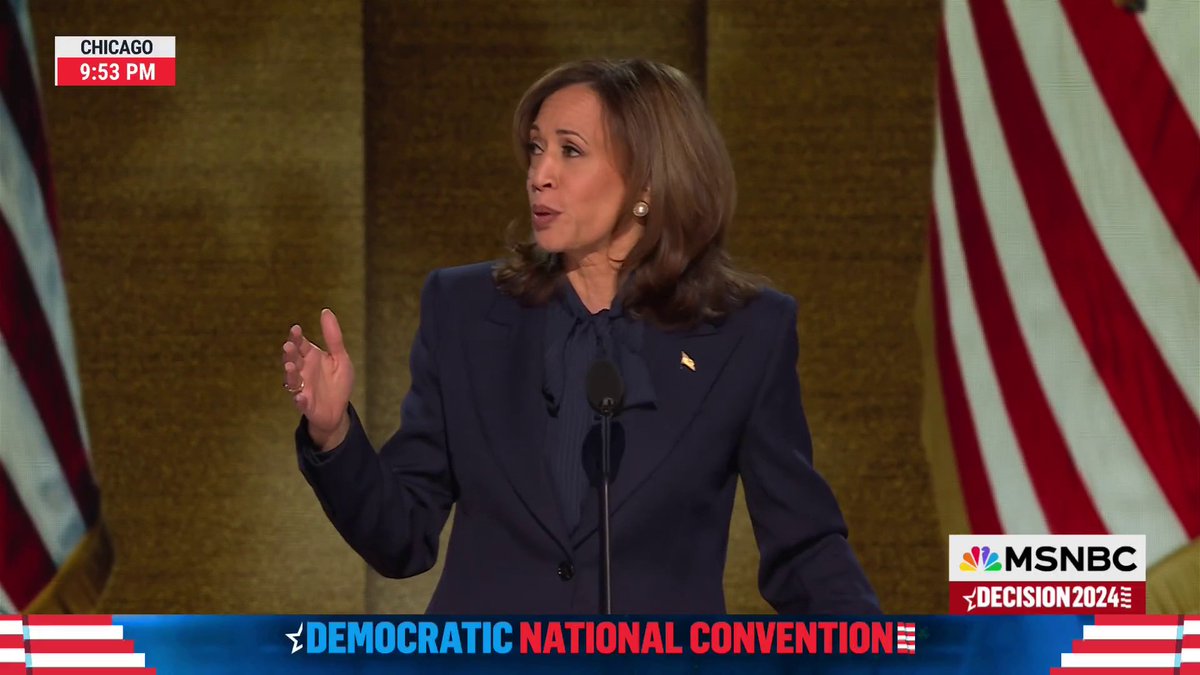 "America, we are not going back!" Kamala Harris calls for "a new way forward" while rebuking Trump