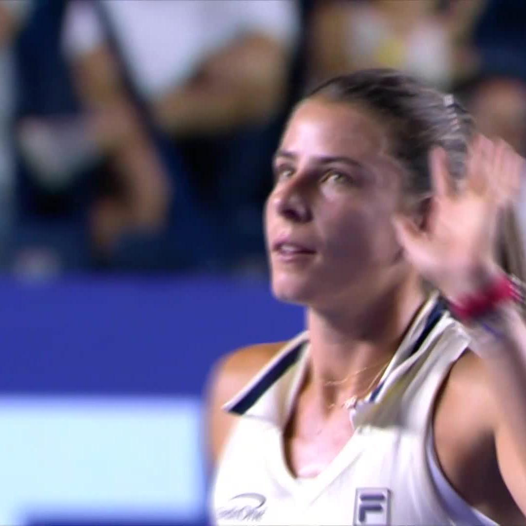 The hot streak continues 🔥 Emma Navarro gets the better of Frech to reach her sixth semifinal of the season. #AbiertoGNPSeguros