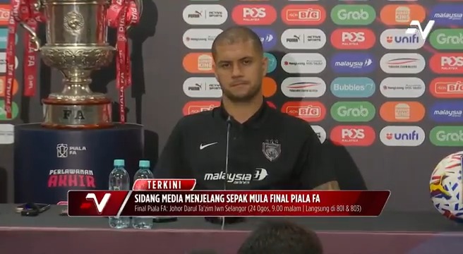 "No comment" - kem JDT ambil sikap berahsia menjelang final Piala FA pada Sabtu #FinalPialaFA #JDTvSEL