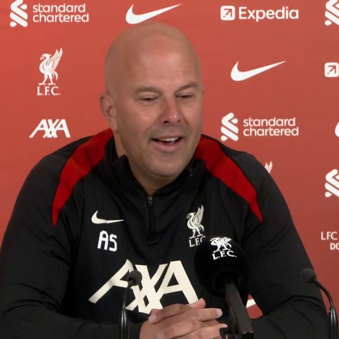 "I hope they are twice as loud as the Ipswich crowd!" 😅 Arne Slot is looking forward to his first Premier League game at Anfield 🏟️🔴