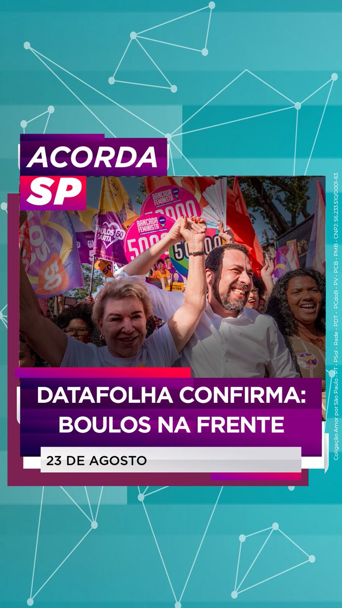 O povo de São Paulo quer mudança, quer gente com vontade de trabalhar pra viver em uma cidade melhor, mais humana. Eu e Marta estamos com vocês!